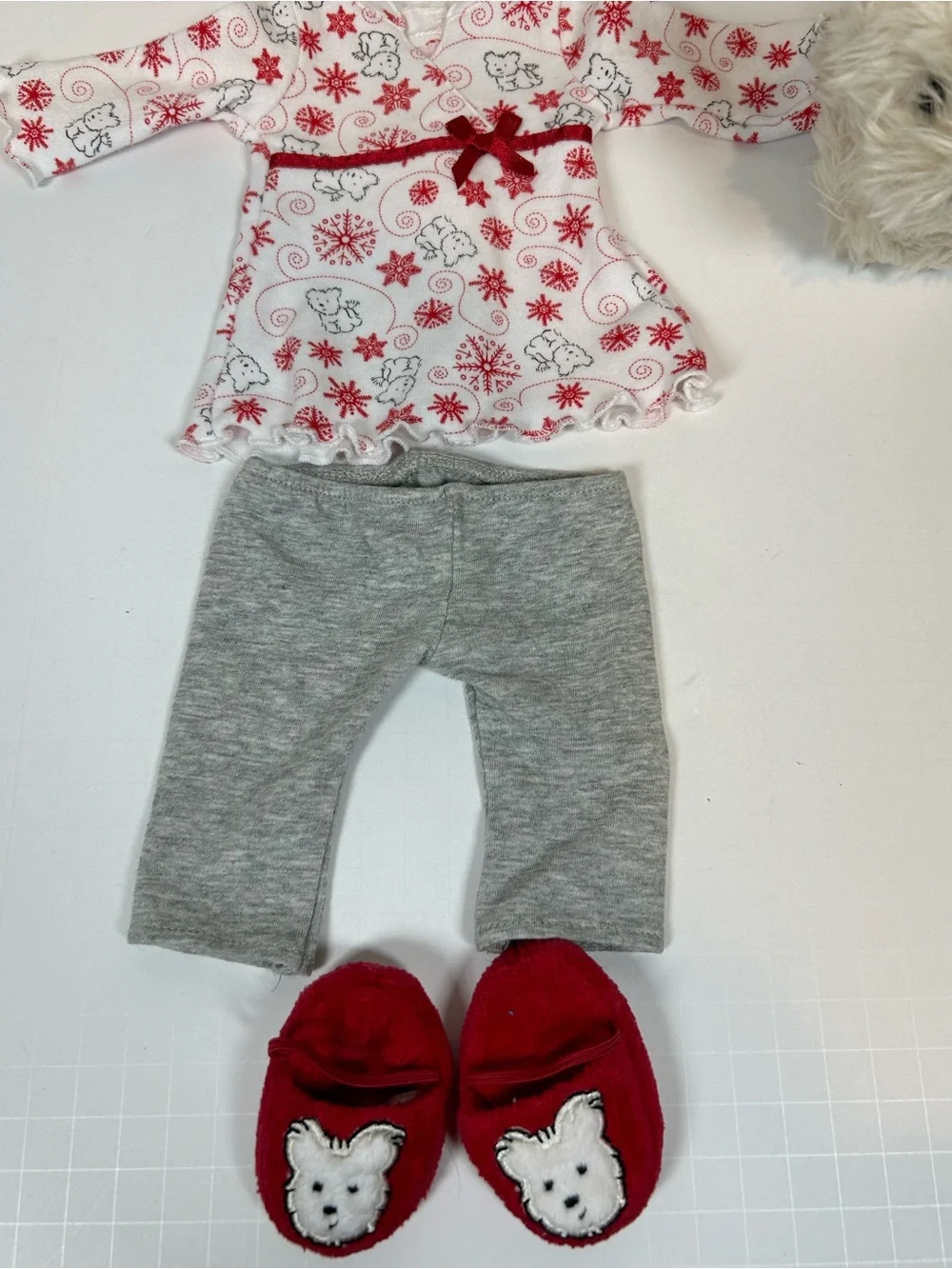 American Girl Doll 18” Doll Clothes Lot Bundle Coconut Pajama Set Cat Licorice